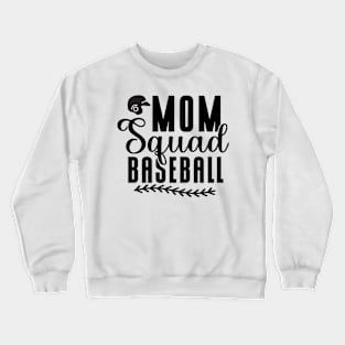 Mom squad baseball Crewneck Sweatshirt